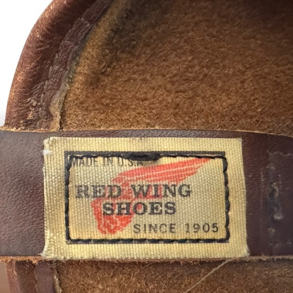 Red Wing Shoes Brown Heeled Boots - Picture 11 of 11